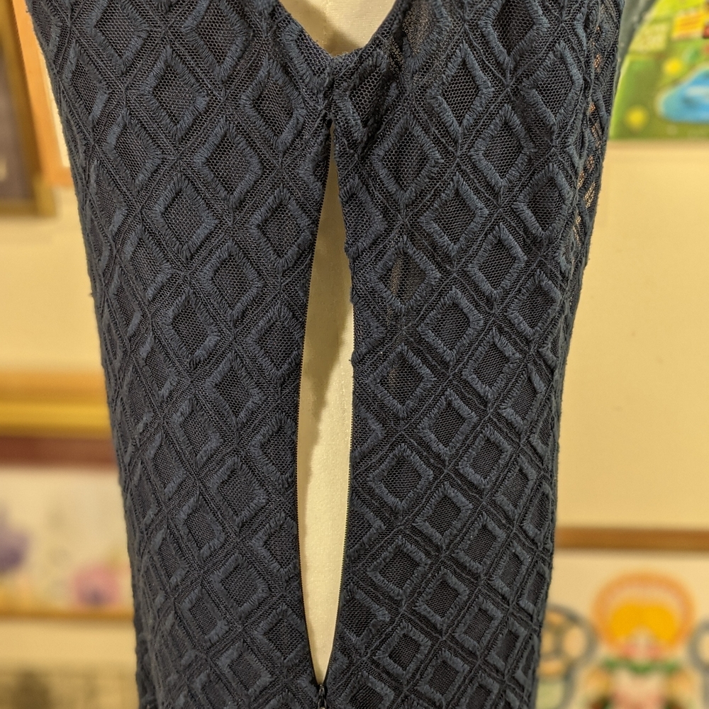 Sundance Alfresco Embroidered Blue Dress M - Picture 5 of 8